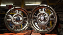 Load image into Gallery viewer, Set of 4 Reproduction 15x7J 240Z Kobe Seiko Competition Works Rally-Mag Wheels