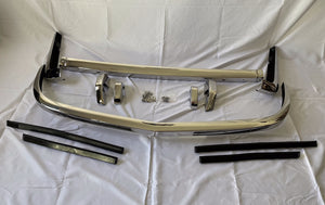 Datsun 240Z Front and Rear Bumpers with Bumperettes and Rubber Guards